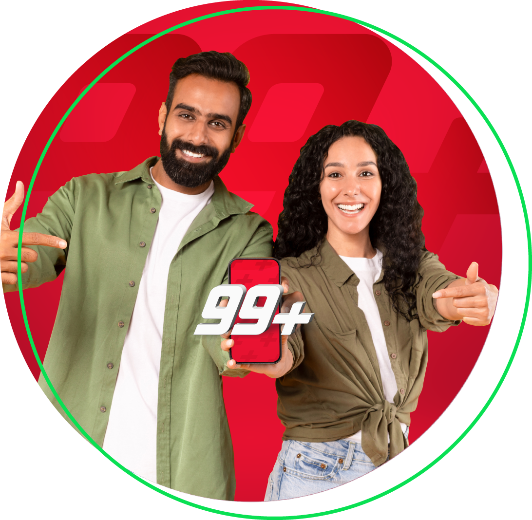 99+logo